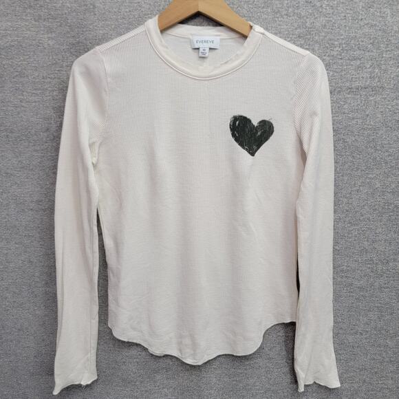 EVEREVE LONG SLEEVE WAFFLE KNIT THERMAL TOP, SIZE XS - Picture 2 of 7